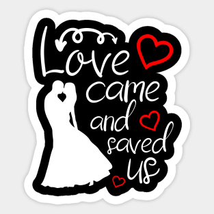 Love you Valentine's day girlfriend, wife gift idea Sticker